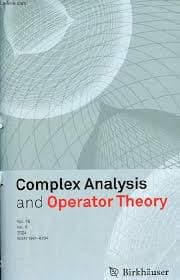 Complex Analysis and Operator Theory journal cover